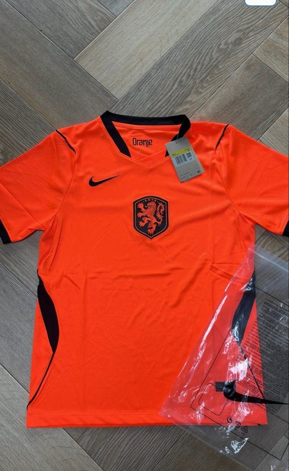 KNVB Oranje Thuisshirt Maat S - Nieuw met labels, Maat S, Verzenden, Nieuw, Shirt