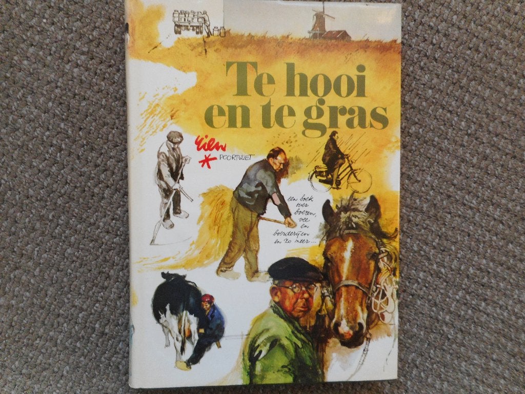 Rien Poortvliet: De Kabouter + Te hooi en te gras, Ophalen of Verzenden, Zo goed als nieuw