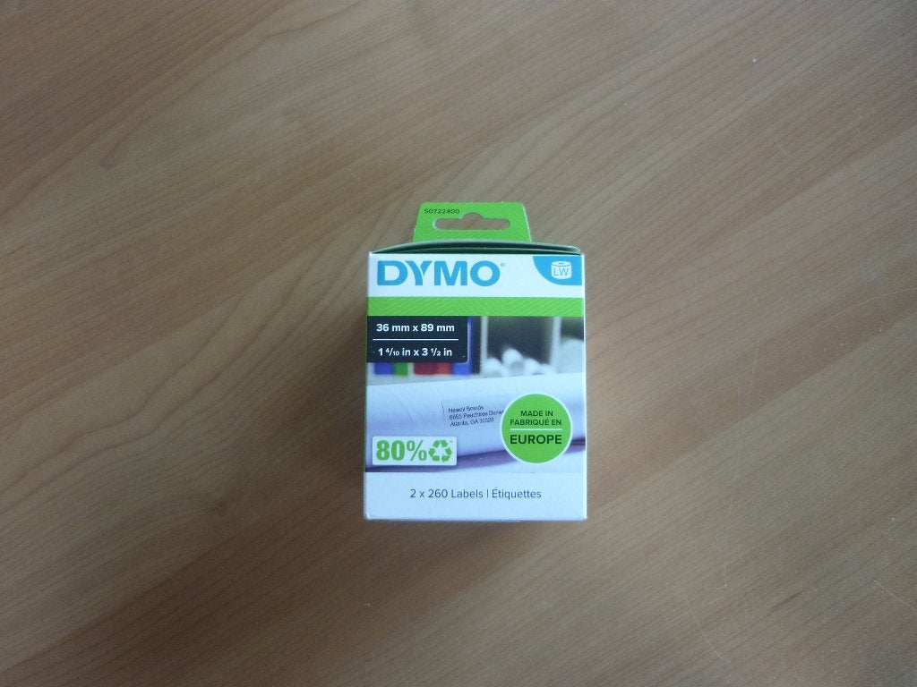 Dymo LW 36 x 89 mm label stickers adresetiketten 2x260 stuks, Computers en Software, Ophalen of Verzenden, Nieuw, Overige typen