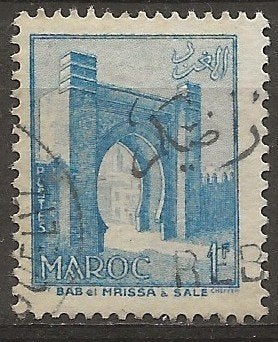 Marokko, Ophalen of Verzenden, Marokko, Gestempeld