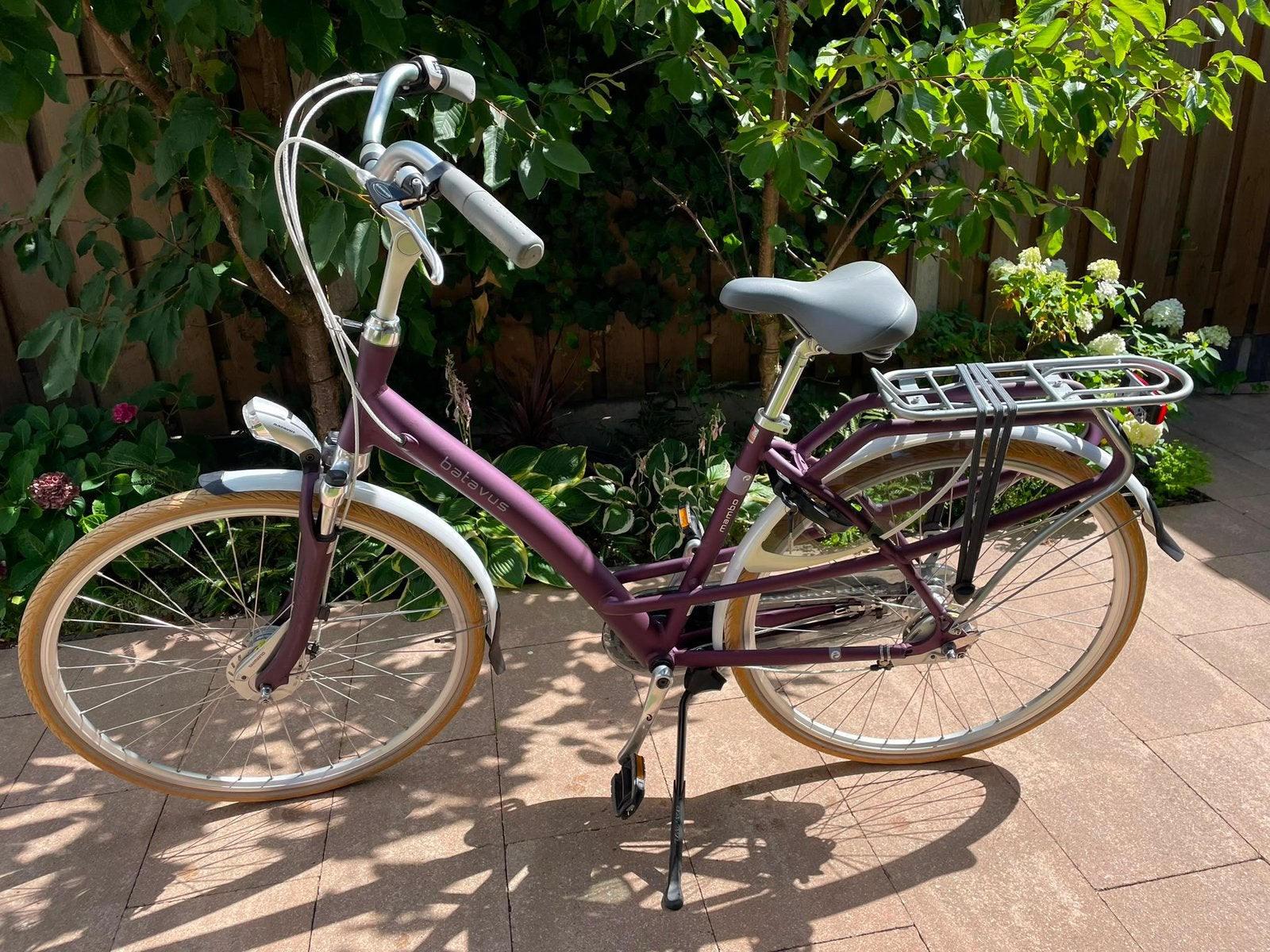 Batavus Mambo damesfiets framemaat 48 mat paars, Fietsen en Brommers, Fietsen | Dames | Moederfietsen, Ophalen, 47 tot 50 cm, Versnellingen
