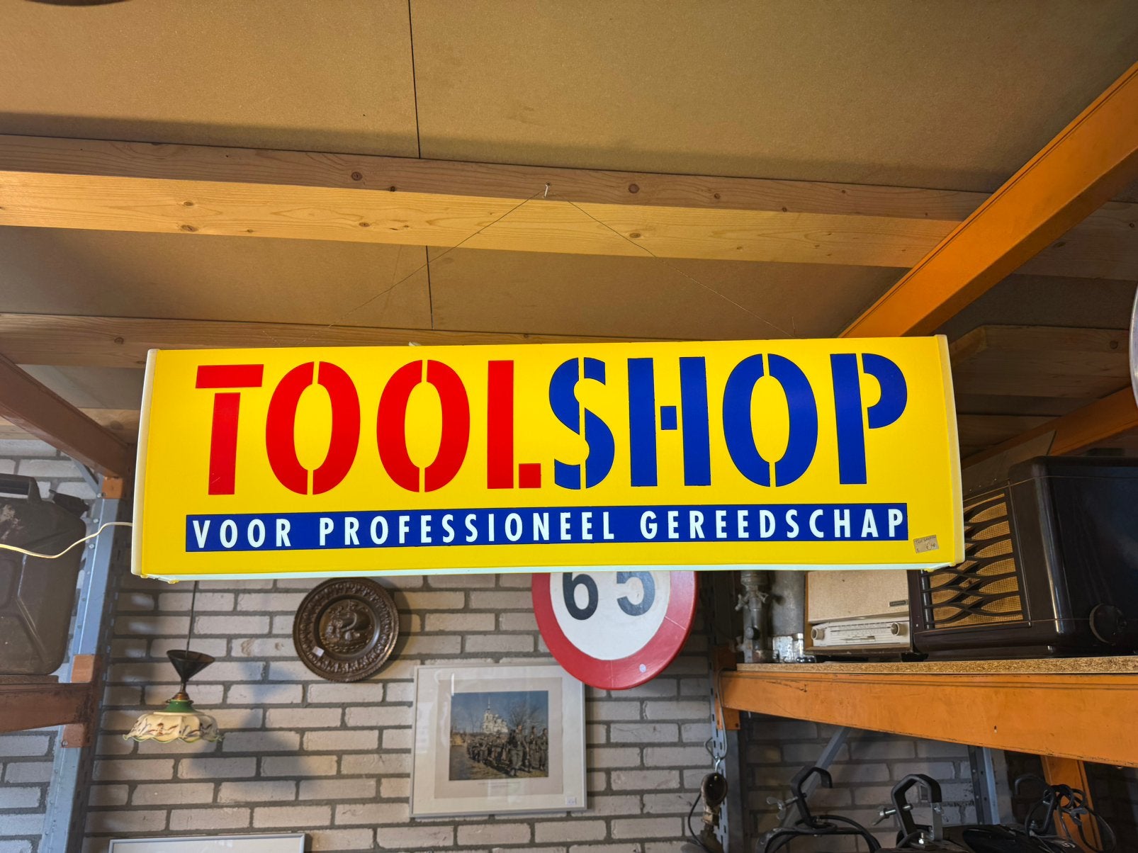 Toolshop lichtbak, Gebruikt, Lichtbak of (neon) lamp, Ophalen of Verzenden, X