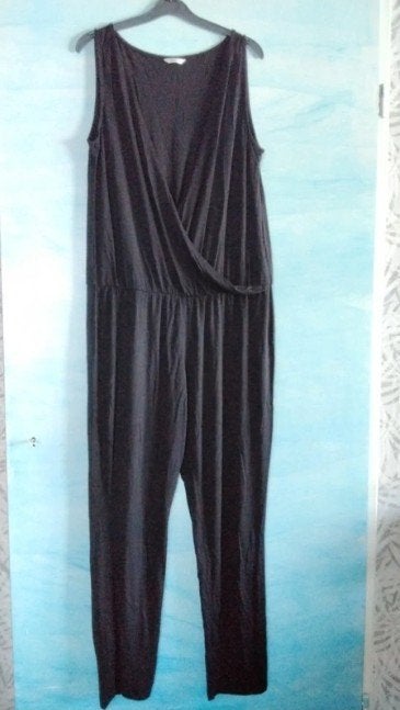 Zwarte mouwloze jumpsuit maat 40 Hema, Kleding | Dames, Jumpsuits, Maat 38/40 (M), Zwart, Ophalen of Verzenden, Gedragen