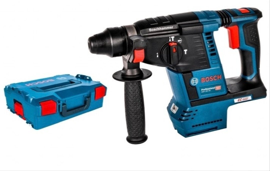 Bosch Blauw GBH 18V-26 accu boorhamer 2.6J - Solo L-Boxx, Doe-het-zelf en Verbouw, Bosch, 9404AP, Boor- en/of Breekhamer, Www.europowertools.nl