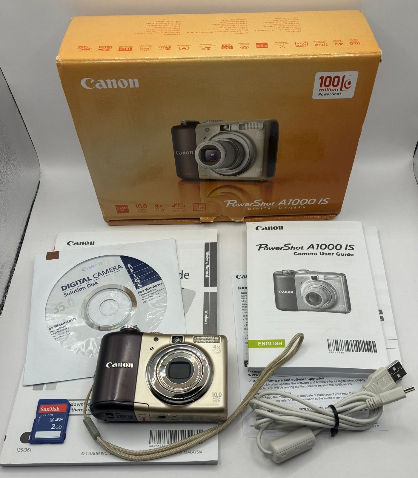 Canon PowerShot A1000 IS - compact camera, Ophalen of Verzenden, Zo goed als nieuw, Canon, 8 keer of meer
