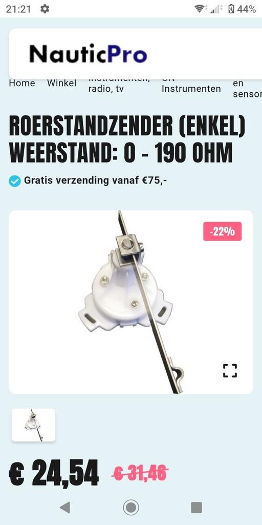 Roerstandzender - nieuw in verpakking, Ophalen