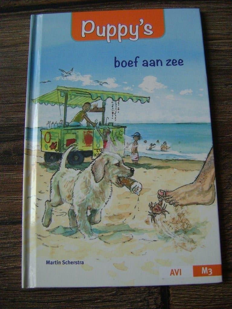 MARTIN SCHERSTRA Puppy's - boef aan zee (AVI M3), Boeken, Ophalen of Verzenden, Zo goed als nieuw, Fictie algemeen
