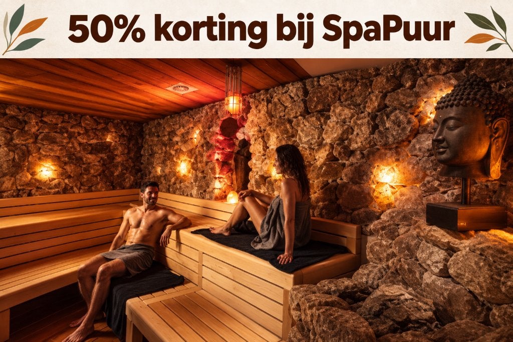 50% voordeel / kortingsbon voor SpaPuur, Drie personen of meer, Kortingsbon, Spa of Sauna