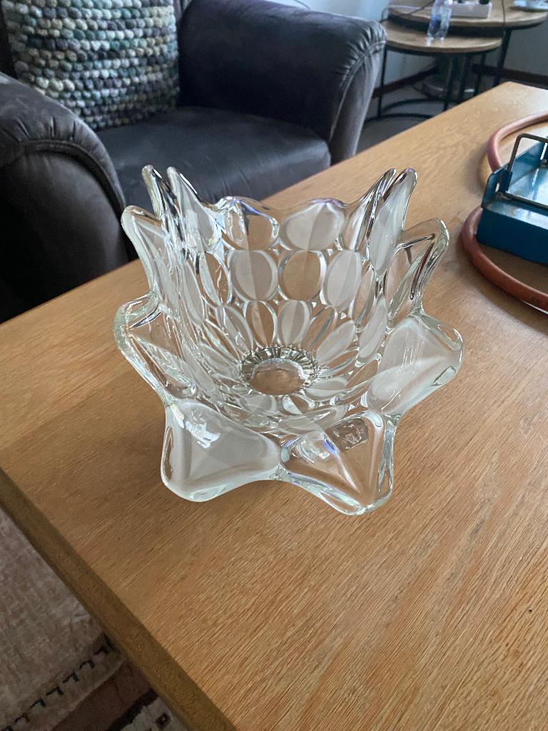 Decoratie vaas, Ophalen, Overige kleuren, 50 tot 75 cm, Glas