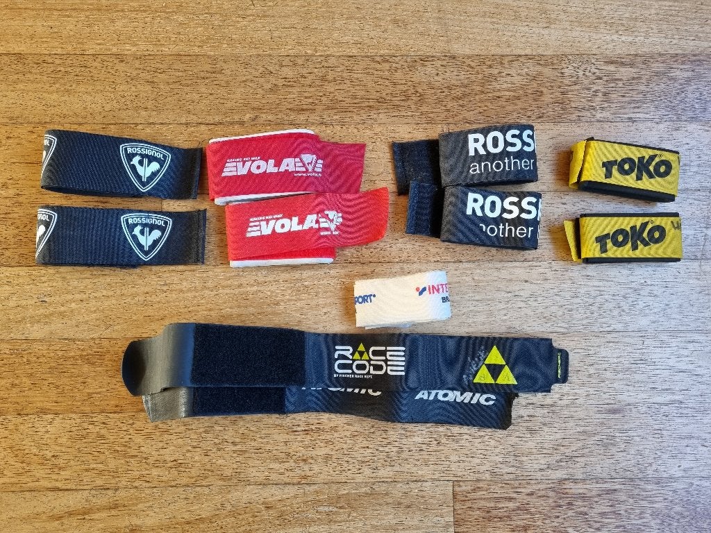 Verschillende skibandjes, met klittenband, Velcro, Overige merken, 140 tot 160 cm, Overige typen, Ophalen of Verzenden