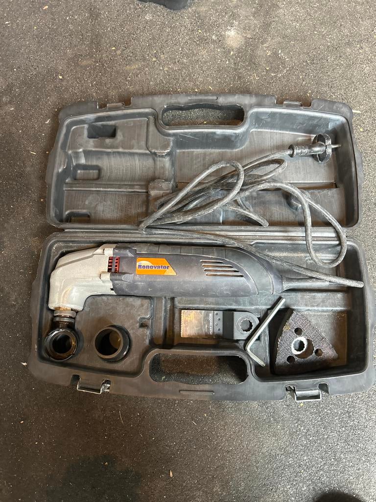 The Renovator Multitool met accessoires en koffer, Ophalen of Verzenden, Gebruikt