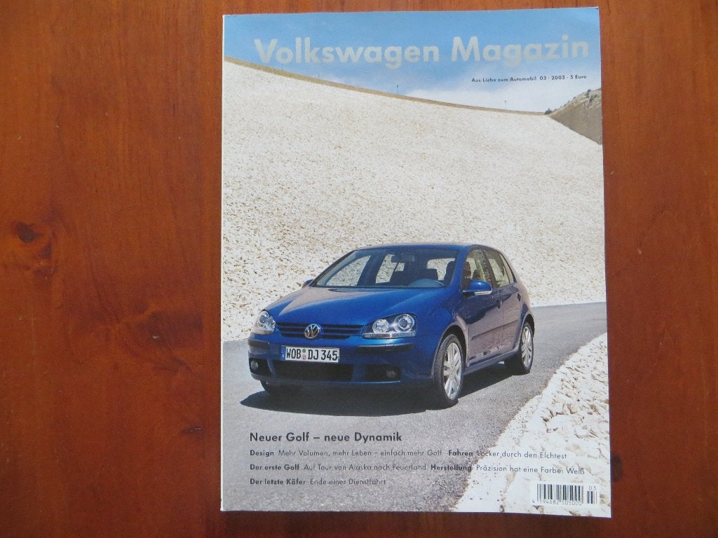 Volkswagen Magazin 03 2003 nieuwe Golf, laatste Kever, Ophalen of Verzenden, Nieuw, Volkswagen