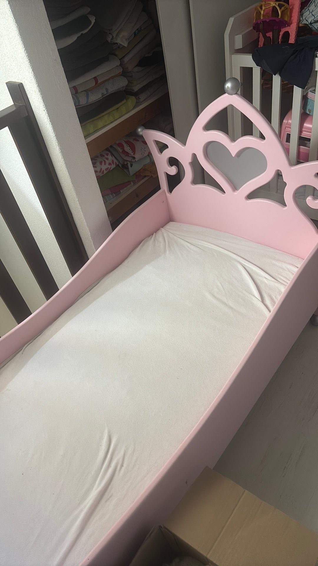 Mooi prinsessebedje 70x150, Ophalen, 70 tot 85 cm, Zo goed als nieuw, Matras