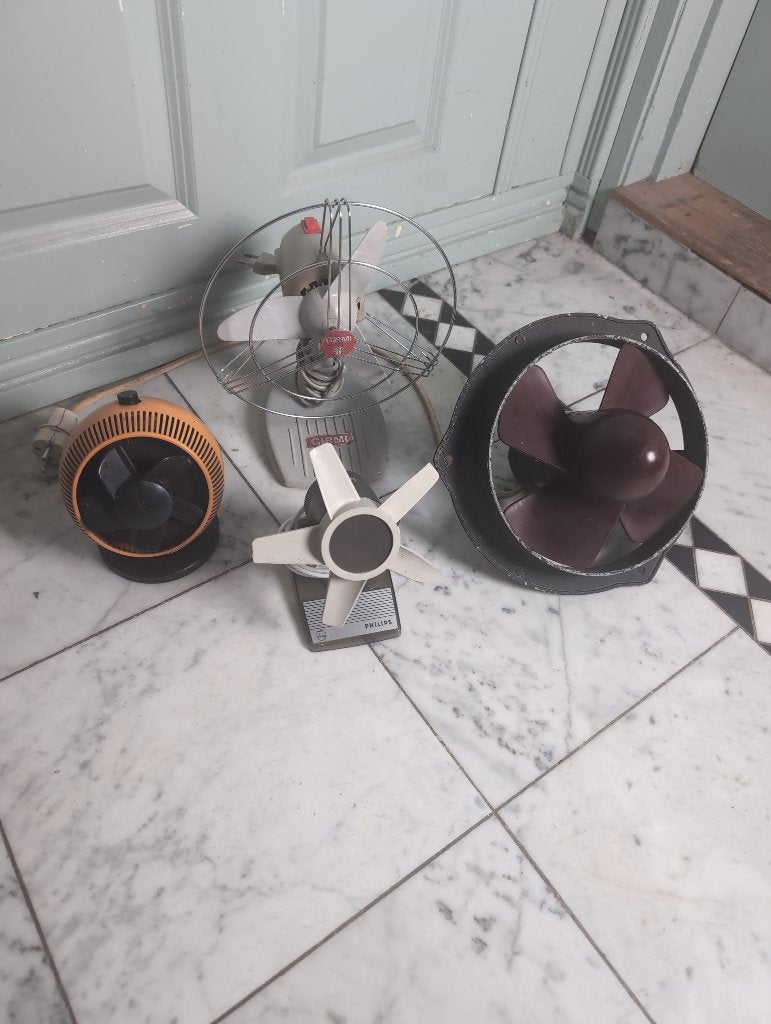 Vintage ventilatoren, Ophalen, Gebruikt, Tafelventilator