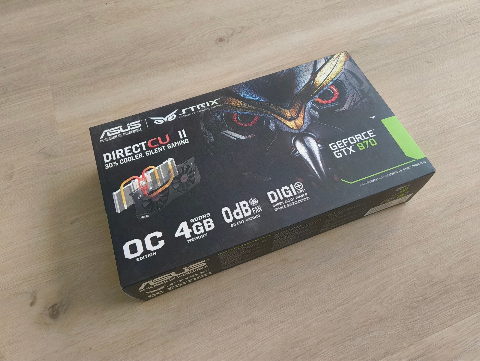ASUS Strix GeForce GTX 970 OC 4GB GDDR5 Videokaart, Computers en Software, Videokaarten, Ophalen, PCI-Express 3, GDDR5, Zo goed als nieuw