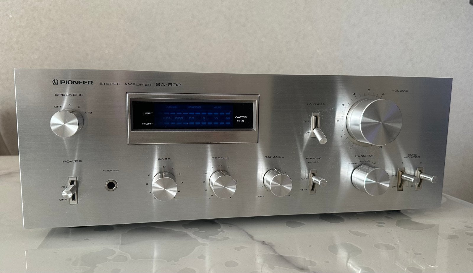 Pioneer SA-508 stereoversterker, Ophalen of Verzenden, Zo goed als nieuw