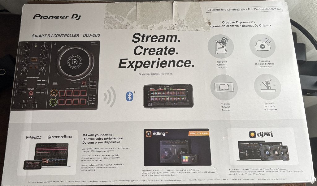 Pioneer DDJ-200 Smart DJ Controller + originele doos, Muziek en Instrumenten, Ophalen of Verzenden, Zo goed als nieuw, Dj-set