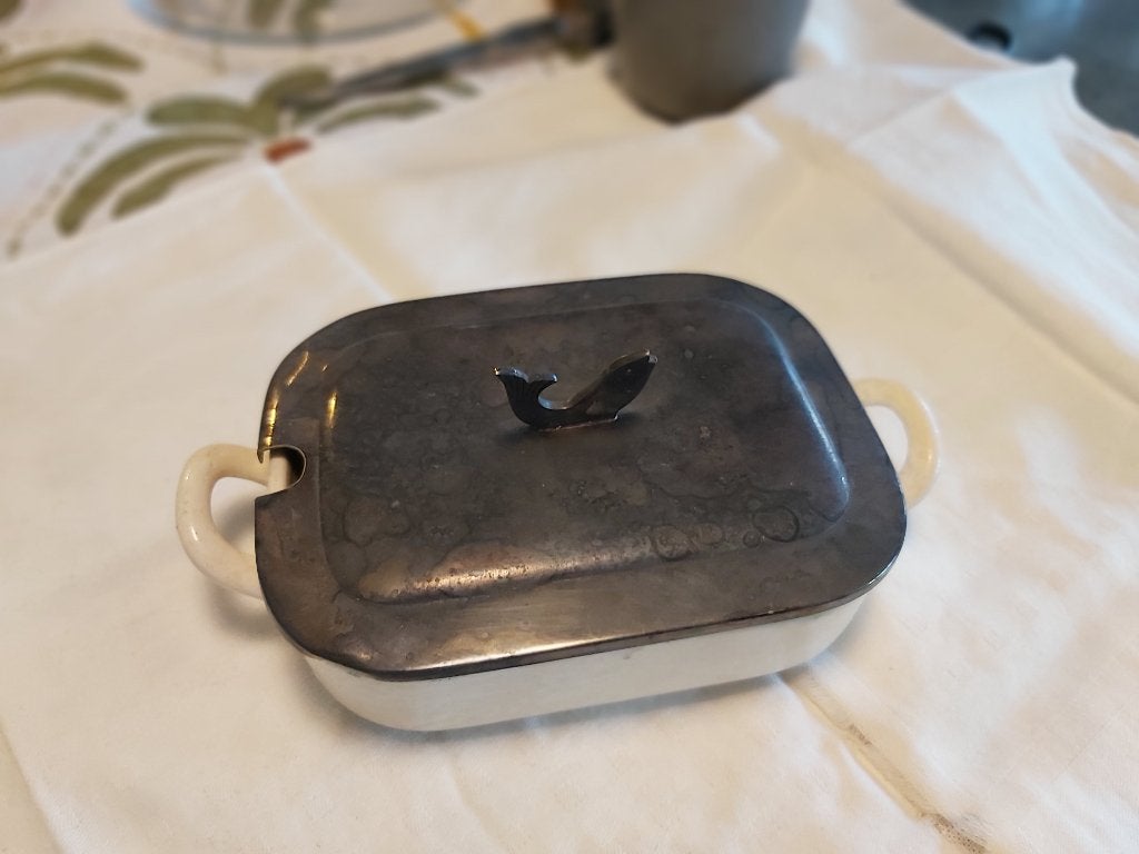Vintage WMF / Wächtersbach vis doos, Antiek en Kunst, Ophalen of Verzenden