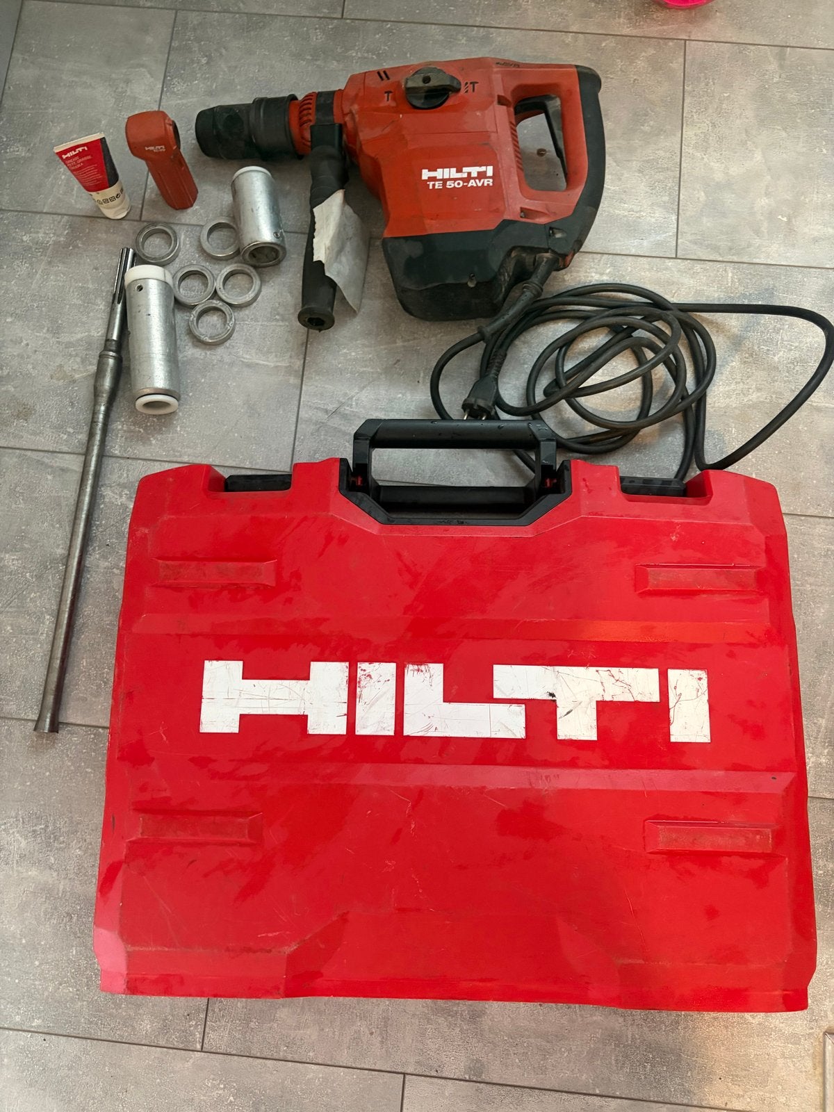 Hilti TE 50-AVR Combihamer / Boorhamer met koffer, Ophalen, Boor- en/of Breekhamer, Klopboormechanisme, Gebruikt
