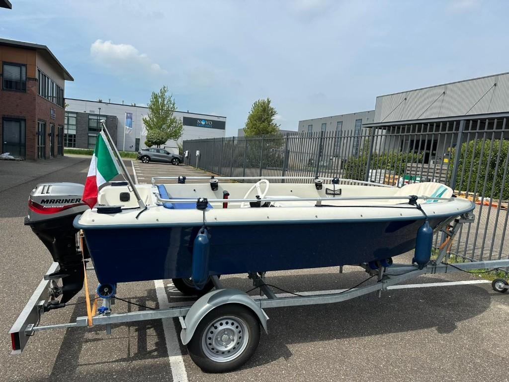 Yamarin 415 BF + Trailer - Compleet en vaarklaar!, Ophalen, Zo goed als nieuw, Trailer