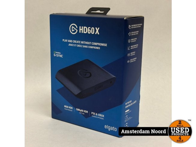 Elgato HD60 X Capture Card (Nieuw), Elgato, Zo goed als nieuw, Mediarelations@elgato.com, Corsair Gaming (Elgato)
47100 Bayside Pkwy
Fremont, CA 94538
United States