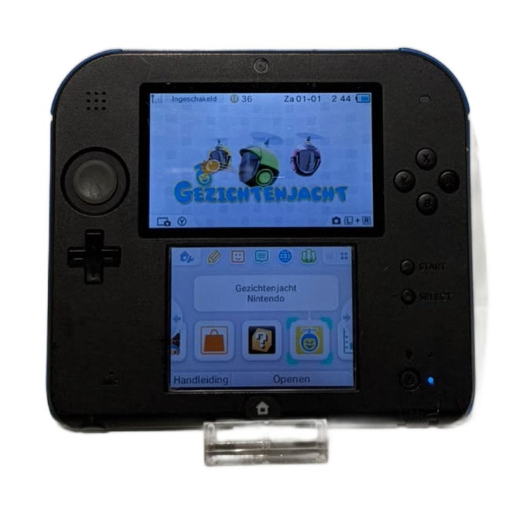 Nintendo 2DS Blauw Nette Staat met Lader, Spelcomputers en Games, Ophalen of Verzenden, Zo goed als nieuw, Blauw, 2DS