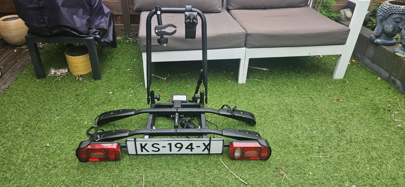 Car Xtras Fietsendrager voor 2 E-bikes - Trekhaakdrager, Gebruikt, Ophalen of Verzenden, 2 fietsen, Trekhaakdrager