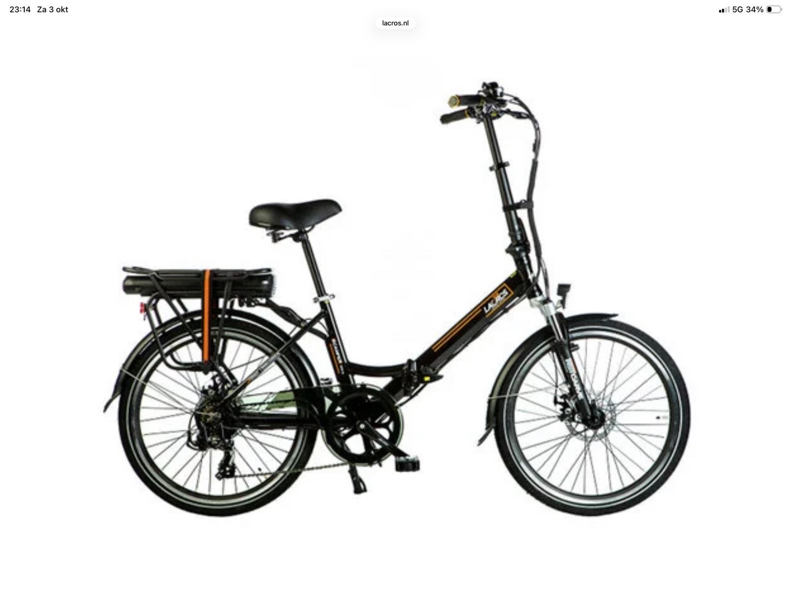 Lacros scamper XL S200. 15ah.  14 inch wielen