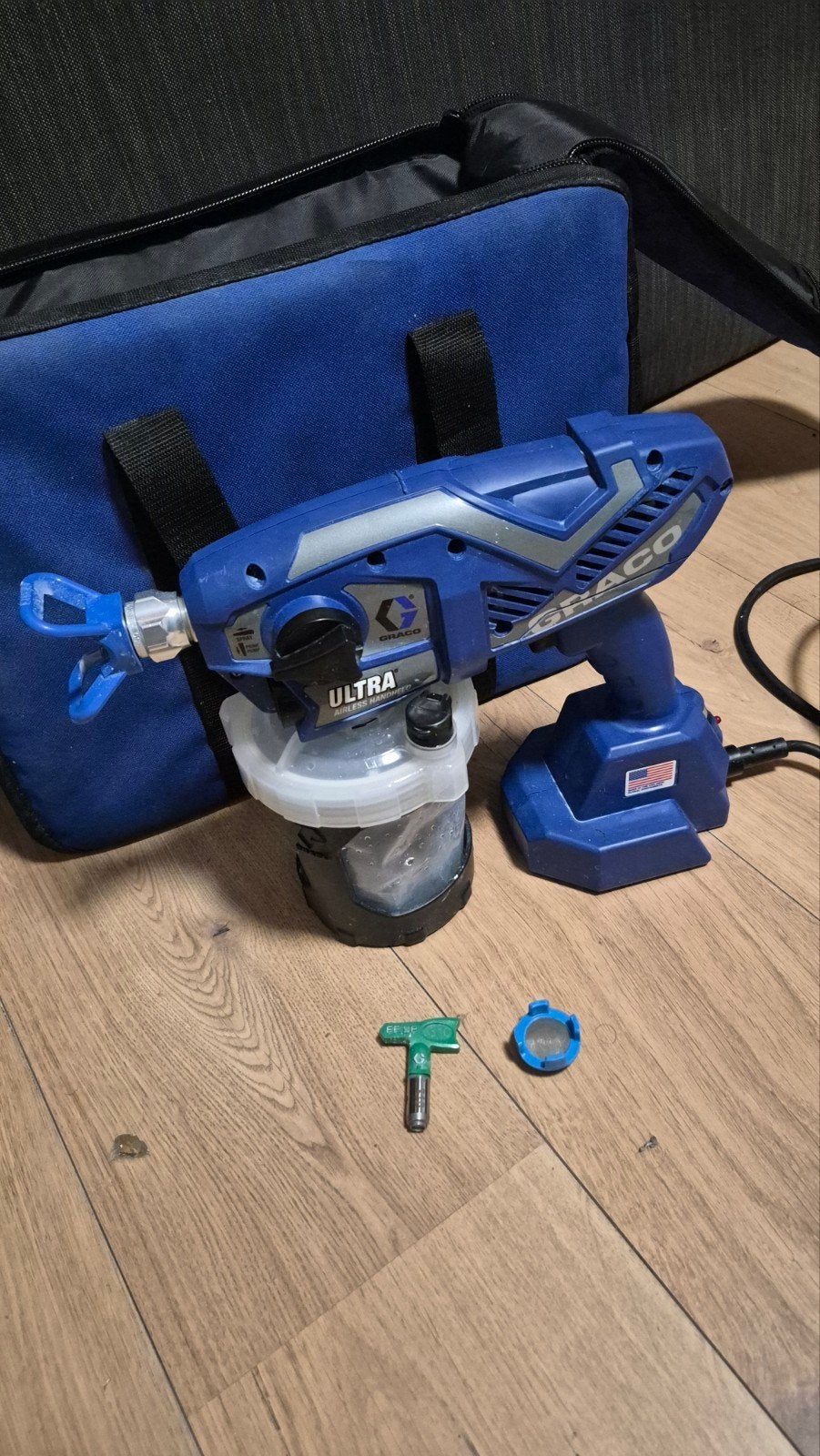 GRACO Ultra Airless Handheld, corded 240 V 17M360, Ophalen of Verzenden, Zo goed als nieuw, 1200 watt of meer