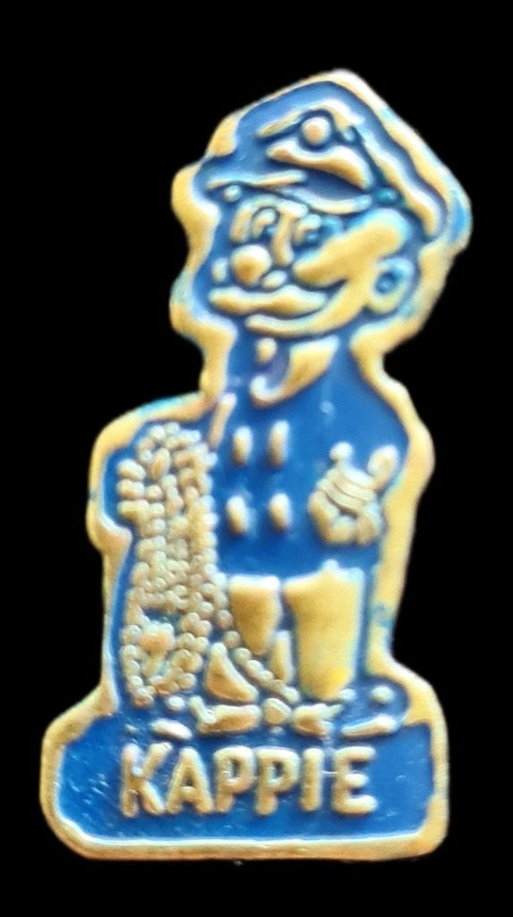 Kappie speld- blauw, Verzenden, Zo goed als nieuw, Figuurtje, Speldje of Pin