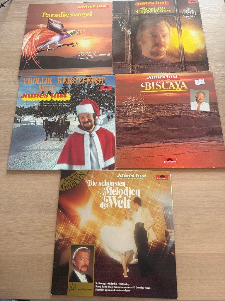 James Last 5x vinyl elpee lp - Nette staat, Ophalen of Verzenden, Gebruikt, LP