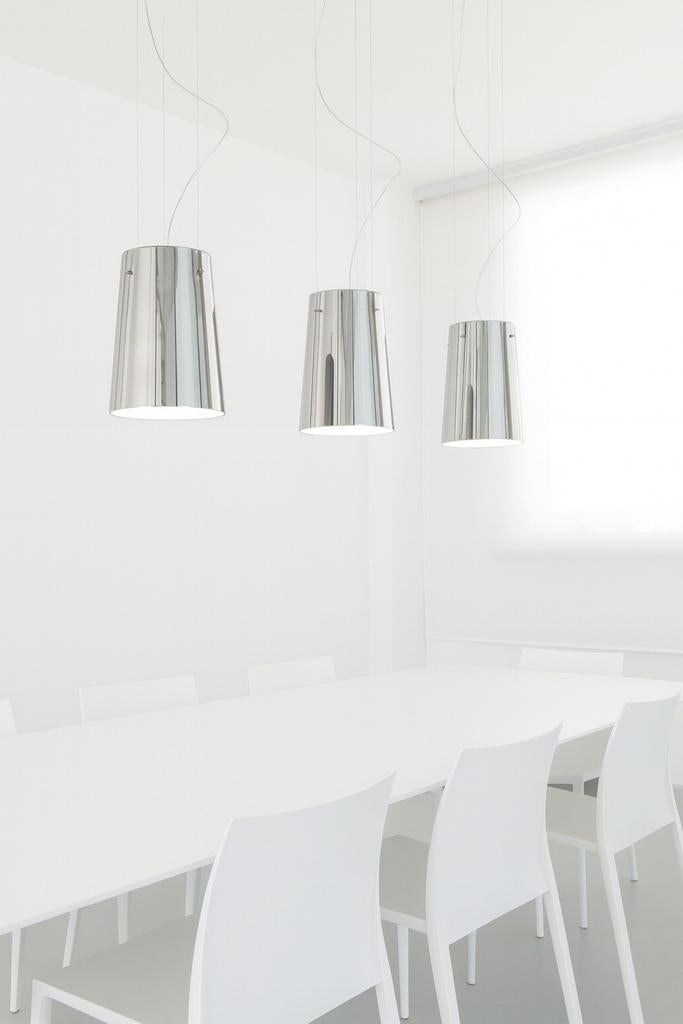 2x Prandina Sera S1 mondgeblazen glas gespiegeld, Ophalen, Zo goed als nieuw, Glas, Minder dan 50 cm
