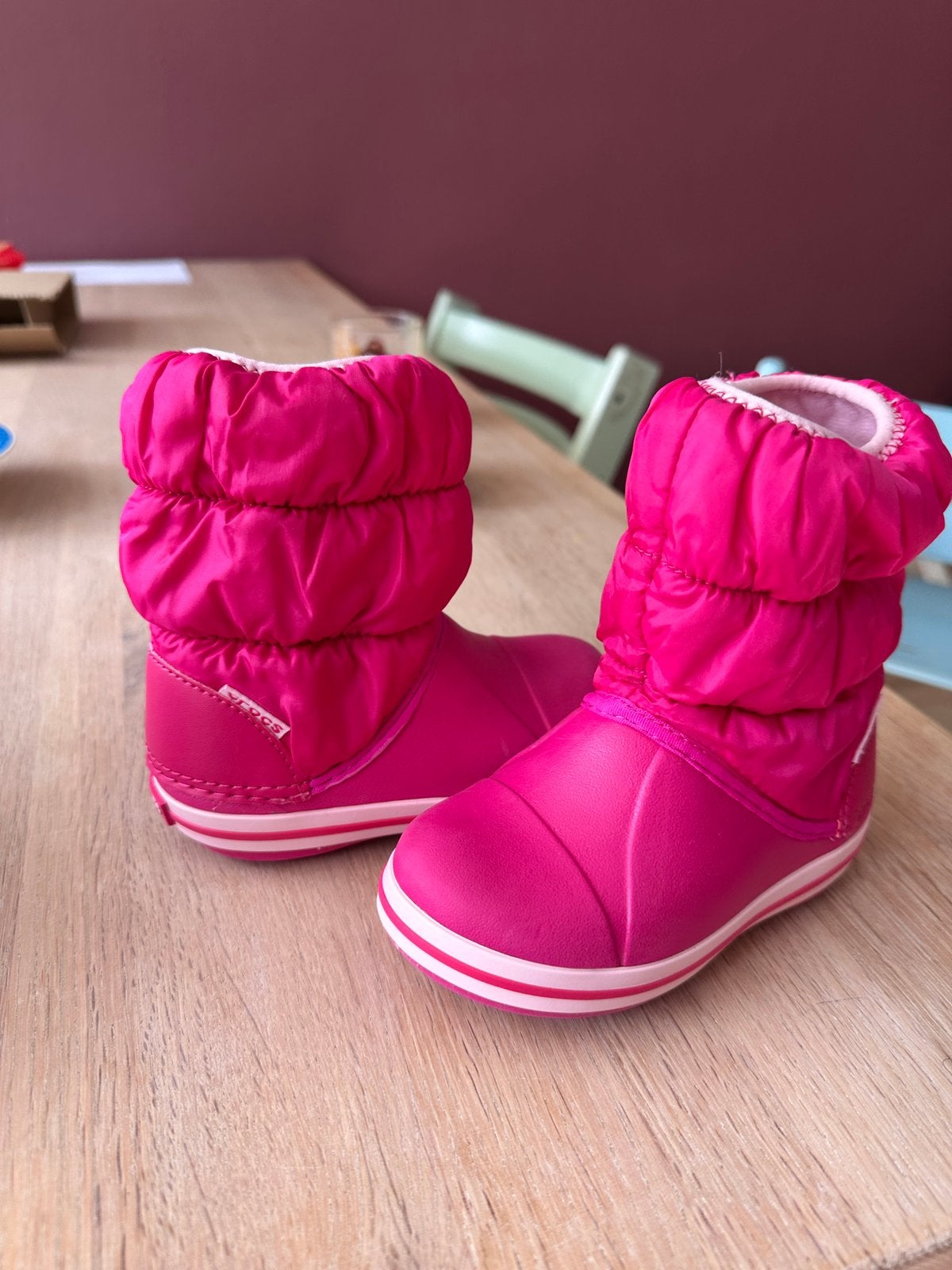 Crocs laarzen 8 meisjes, Ophalen of Verzenden, Zo goed als nieuw, Meisje, Laarzen