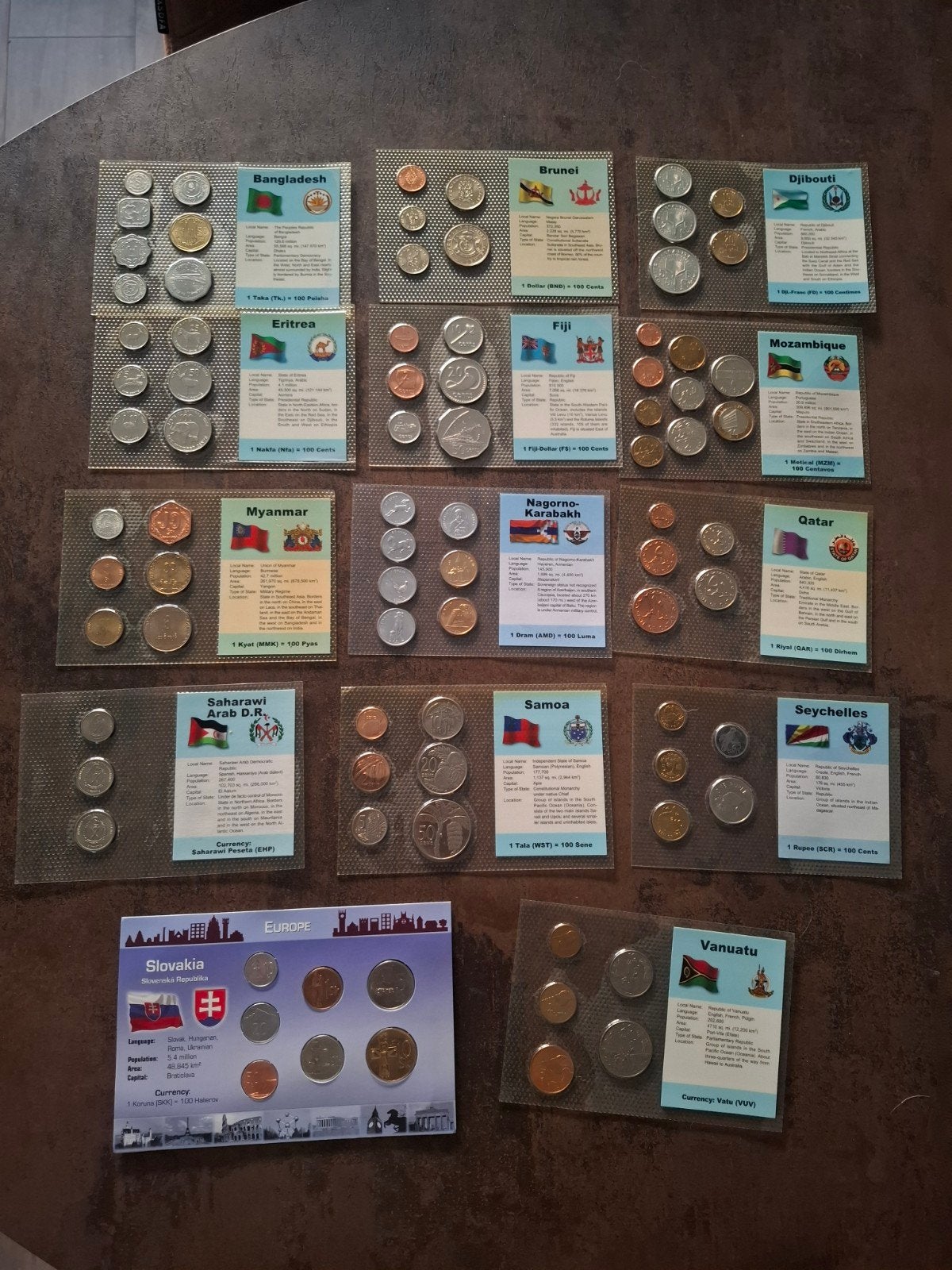 Muntencollectie uit diverse landen, inclusief kaarten, Ophalen of Verzenden, Nieuw