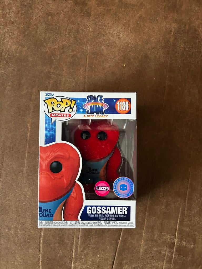 Funko Pop! Space Jam 2 Gossamer Flocked Exclusive #1186, Ophalen of Verzenden, Zo goed als nieuw