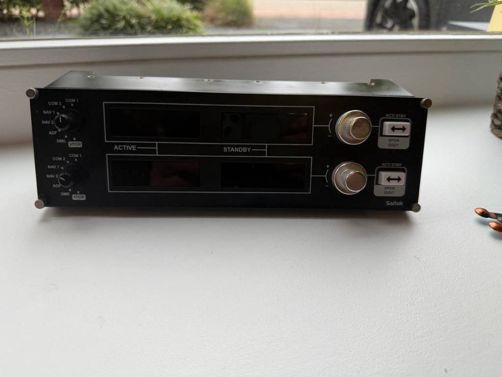 Logitech Flight Radio Panel Vliegsimulator, Ophalen of Verzenden, Zo goed als nieuw, PC, Logitech