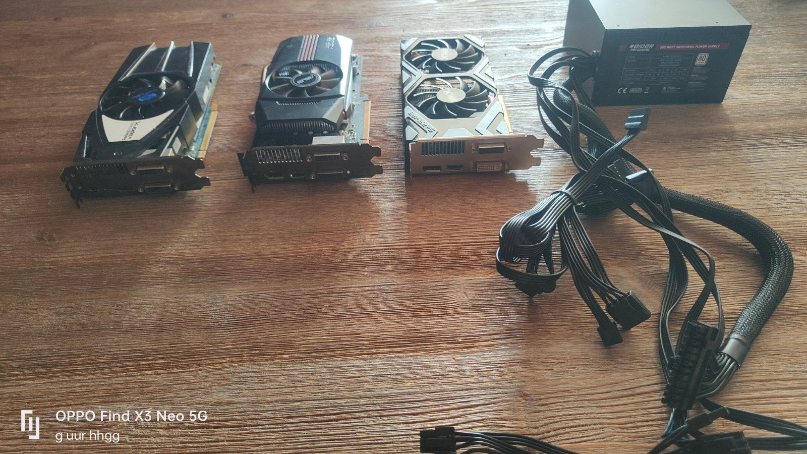 Gaming Voeding en Videokaarten (3 stuks) - Alles Werkend, Computers en Software, Videokaarten, Ophalen of Verzenden, Gebruikt