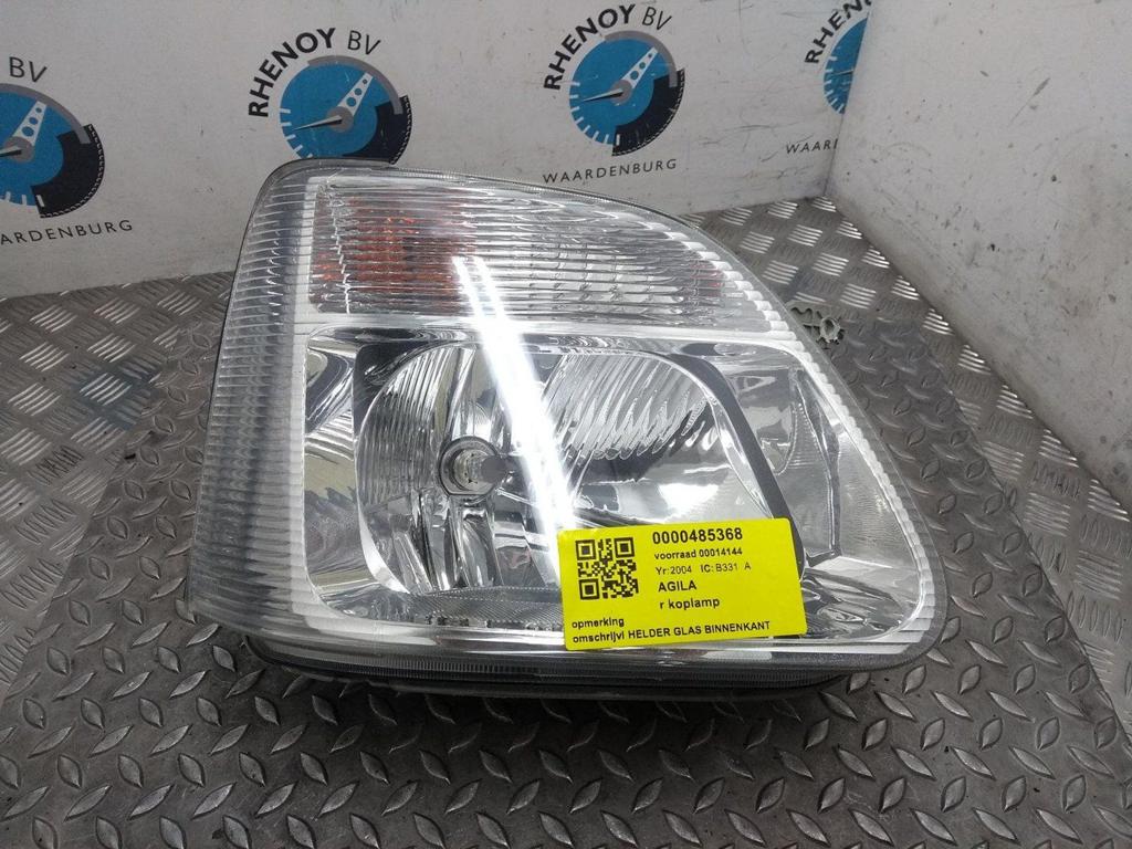 OPEL AGILA 1.0-12V Enjoy KOPLAMP R 2004, Ophalen of Verzenden, Gebruikt, Stiba lid
