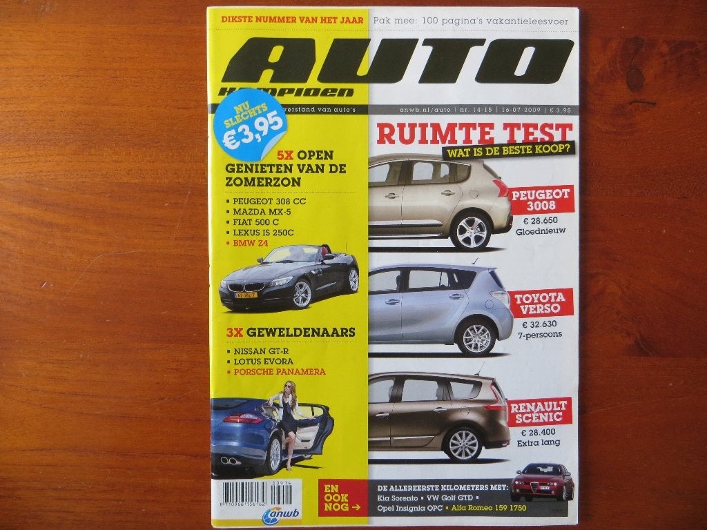 Autokampioen 14-15 2009 Peugeot 308 CC, Mazda MX-5, 500 C, Boeken, Ophalen of Verzenden, Nieuw, Mazda