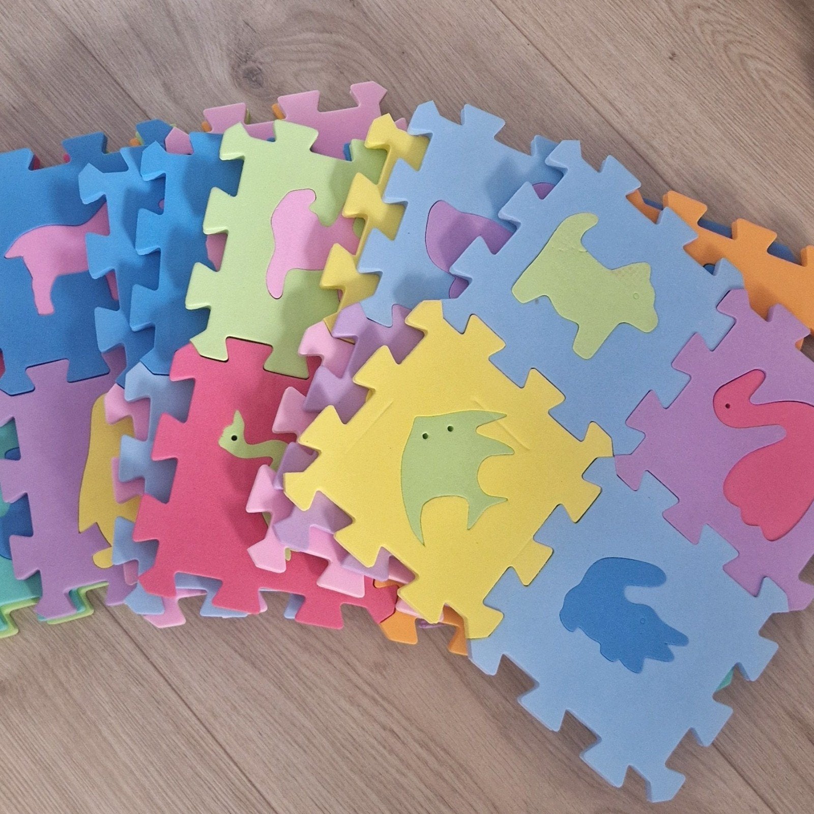 Puzzelmat met uitneembare dieren , 36-delig, Ophalen, Zo goed als nieuw