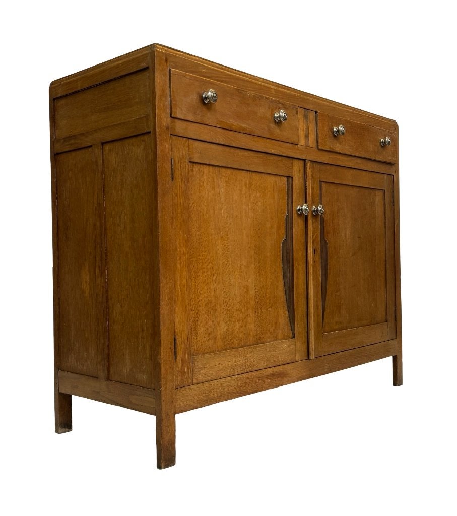 Antieke Eiken Art Deco Kastje Compact Design Gangkast, Antiek en Kunst, Ophalen of Verzenden