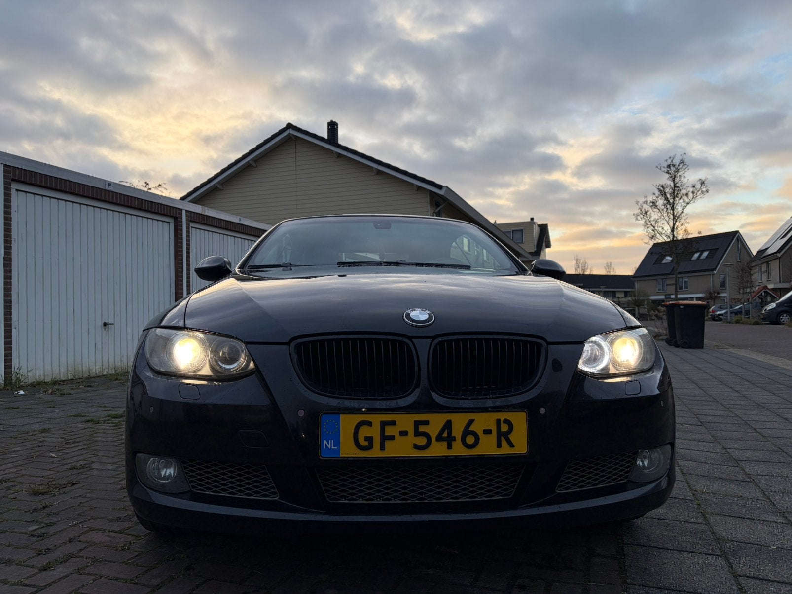 BMW 3-Serie 3.0 I 335 Cabrio AUT 2007 Zwart N54 +400Pk Apk, Auto's, BMW, Automaat, Achterwielaandrijving, Cabriolet, 4 stoelen
