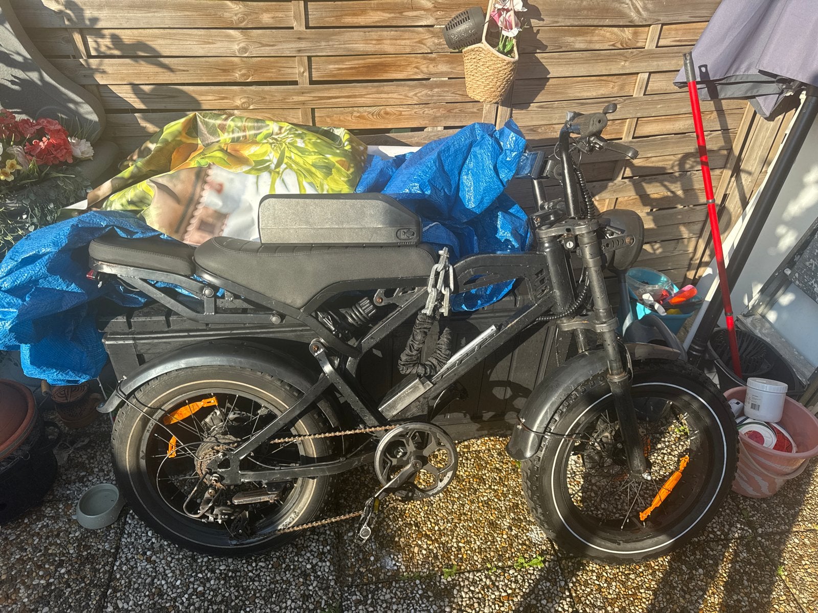 Fatbike onderdelen: accu, banden, licht, ketting, frame, Fietsen en Brommers, Fietsonderdelen, Ophalen of Verzenden, Gebruikt
