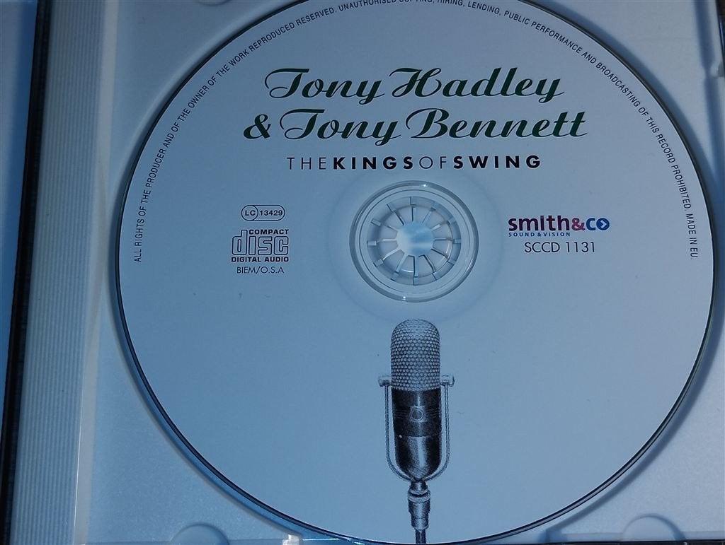 Tony Hadley & Tony Bennett - The Kings of Swing, Ophalen of Verzenden, Zo goed als nieuw, Jazz