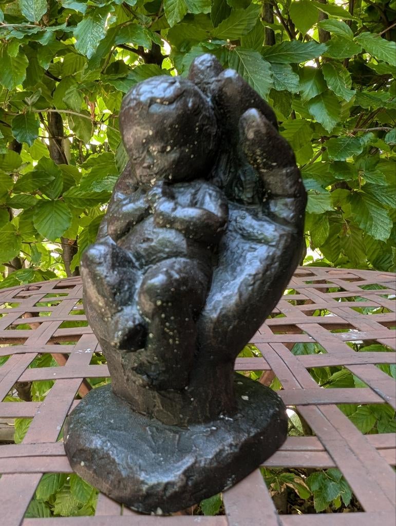 Lief beeldje Baby in hand van Parastone geborgenheid, Verzamelen, Beelden en Beeldjes, Ophalen of Verzenden, Religie