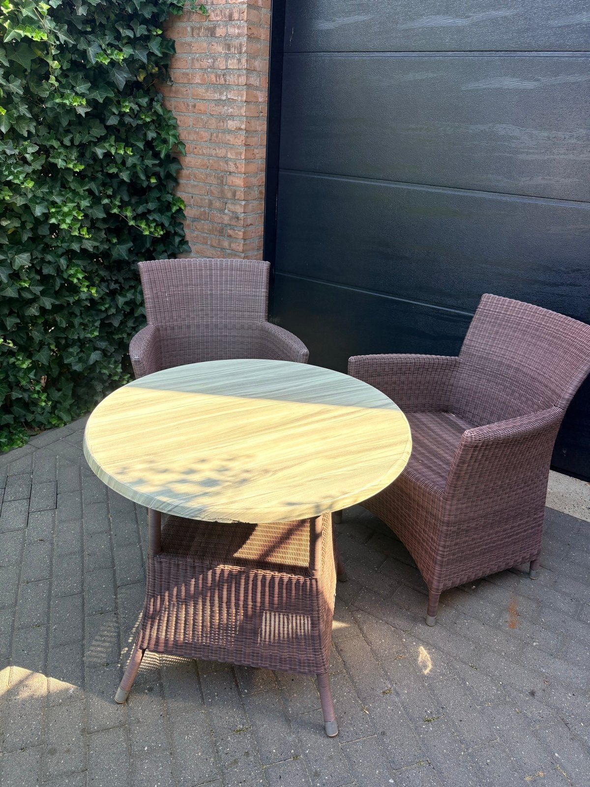 Mooi tuinset Club Collection, Tuin en Terras, Tuinsets en Loungesets, Overige materialen, Gebruikt, Bijzettafel, Tuinset