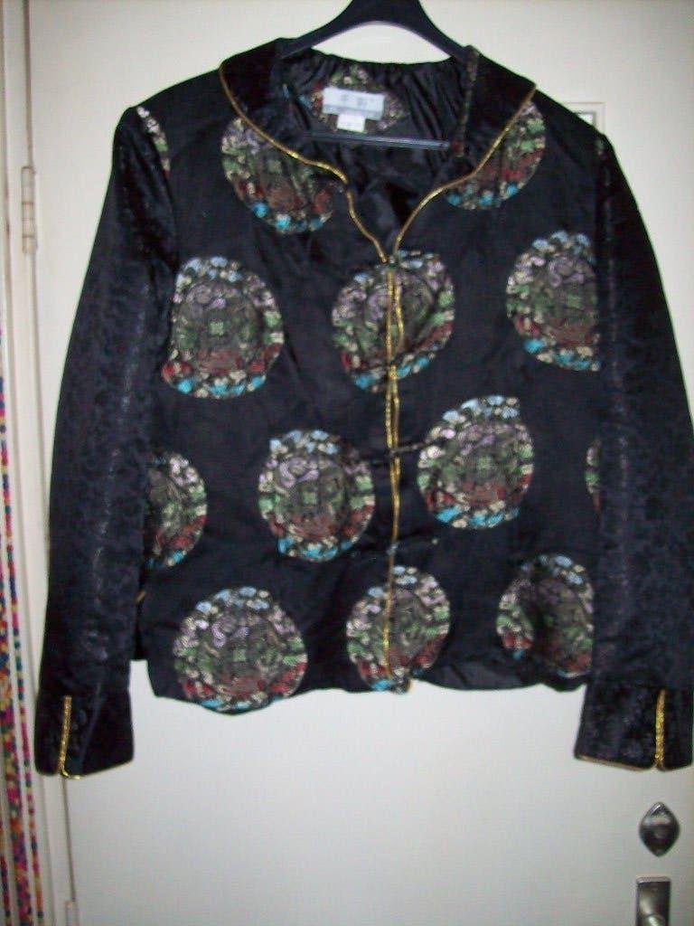 Chinees Jasje Satijn  M/L 40/42, Overige kleuren, Maat 42/44 (L), Ophalen of Verzenden, Onbekend