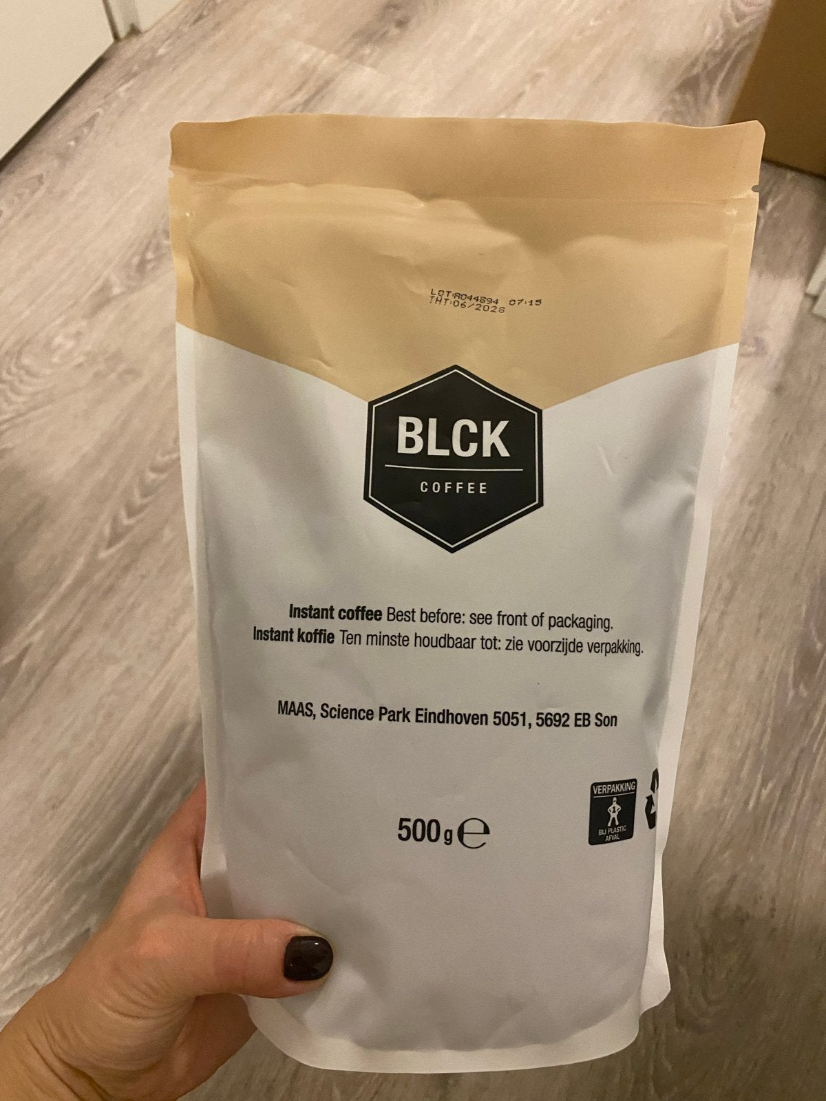 BLCK Coffee Instant Koffie — 500g — Oploskoffie  Nieuw, Ophalen of Verzenden