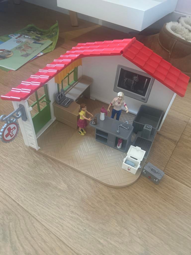 Schleich Dierenartspraktijk, Ophalen of Verzenden, Gebruikt, Overige typen