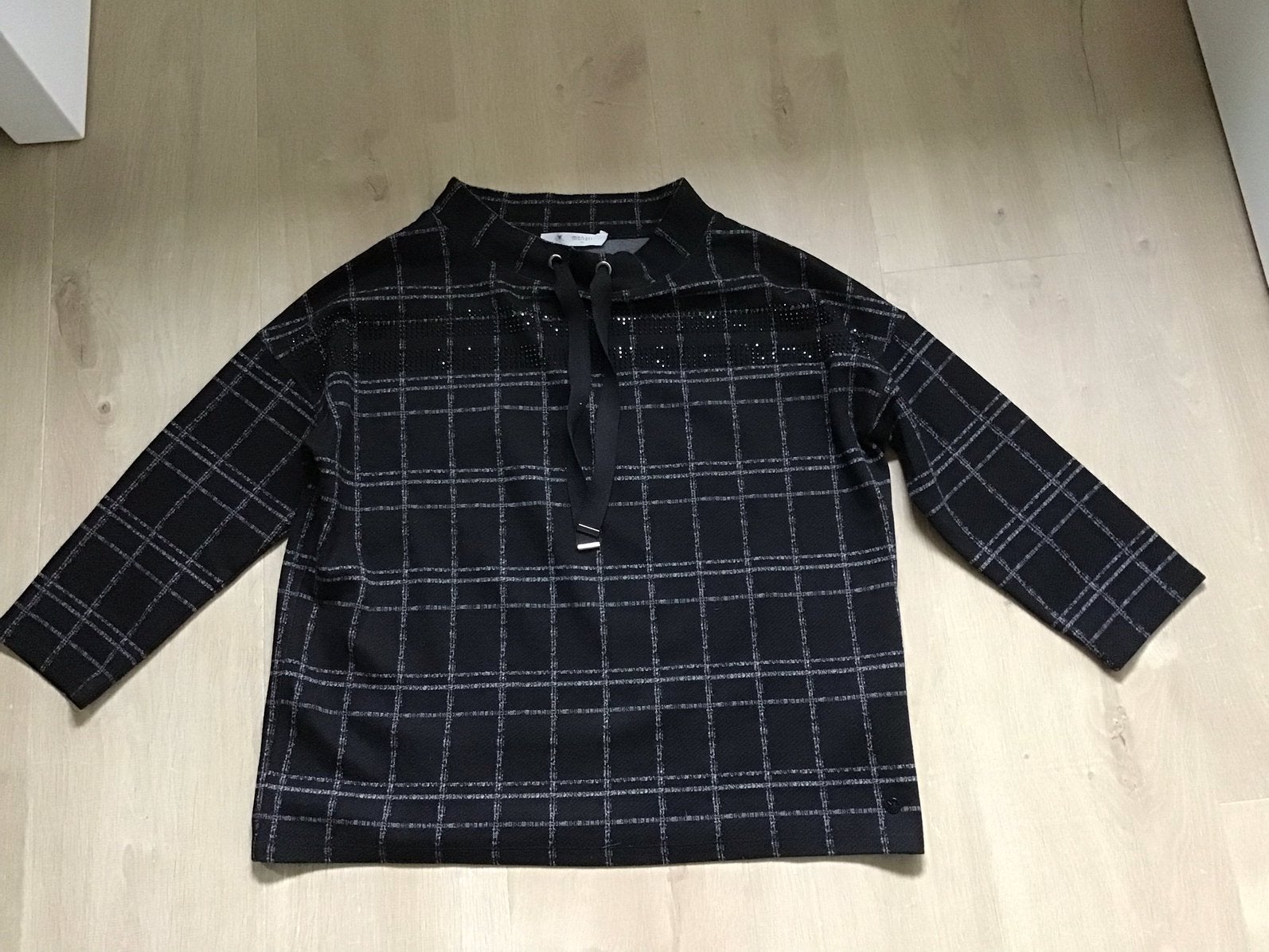 Monari trui/pull, maat 38, Ophalen of Verzenden, Gedragen, Maat 38/40 (M), Zwart